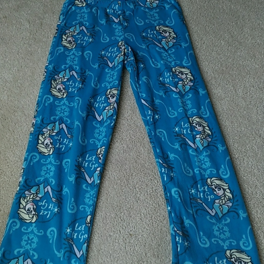 Cozy Frozen-themed Junior Girls Pajama Pants